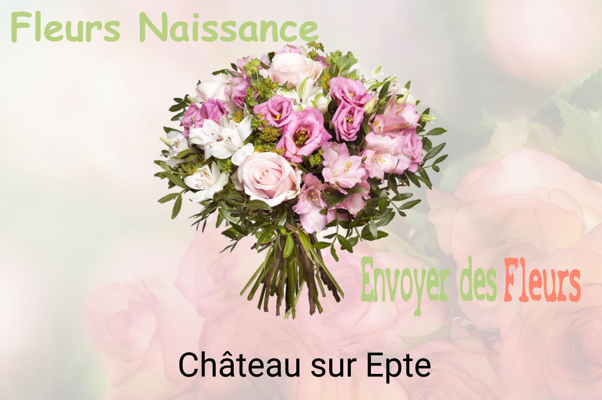 Bouquet de fleurs de naissance livré à Château-sur-Epte